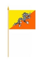 Bhutan Stockflagge 30x45 cm