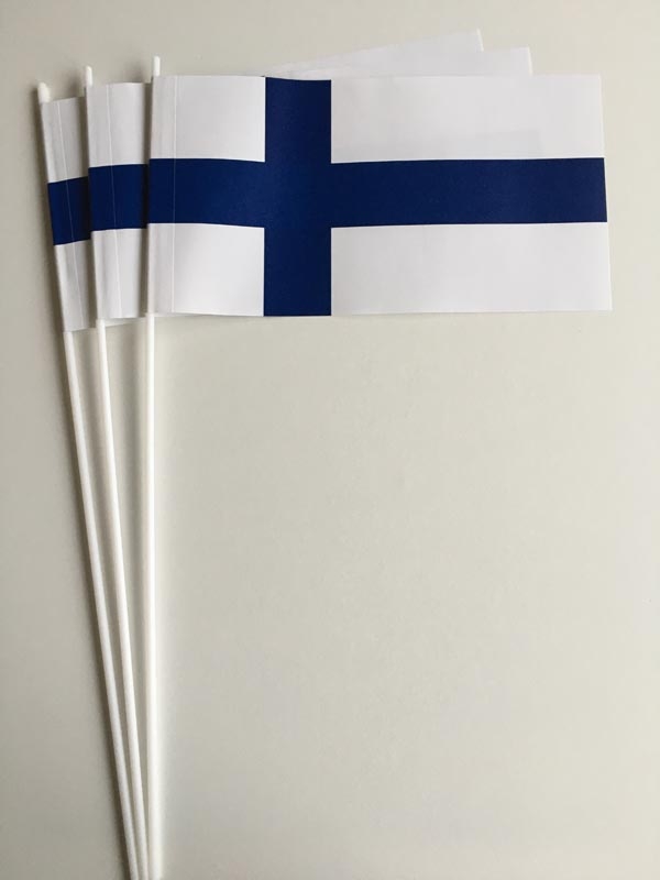 Finnland Papierflagge VPE 50 Stück
