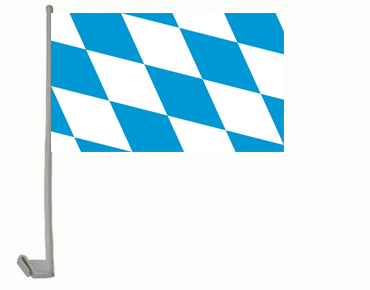Bayern große Rauten Autoflagge 30x40 cm