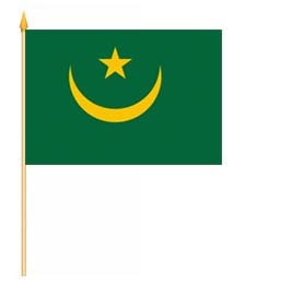 Mauretanien Stockflagge 30x45 cm