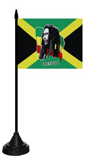 Bob Marley Tischflagge 10x15 cm