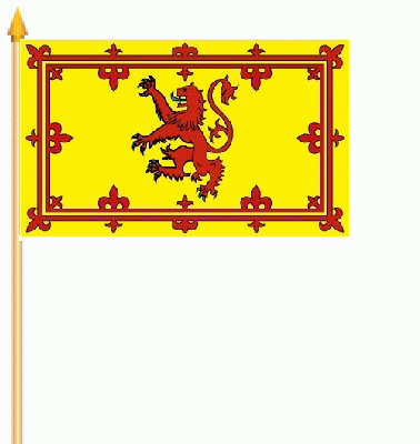 Schottland Royal Stockflagge 30x45 cm