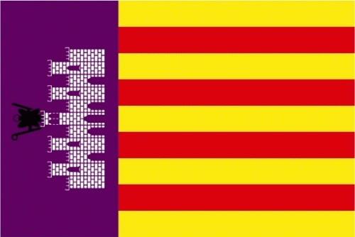 Mallorca Flagge 90x150 cm
