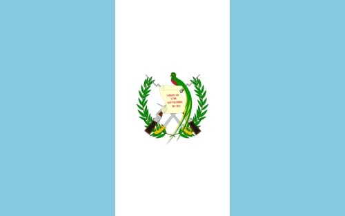 Guatemala Bootsflagge 30x45 cm
