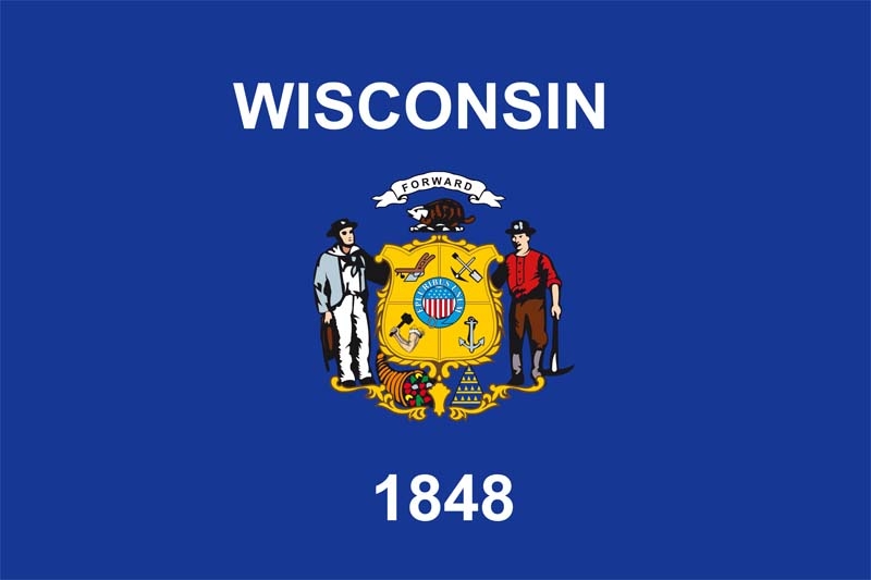 Wisconsin Flagge 90x150 cm