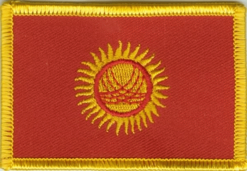 Kirgistan Aufnäher / Patch