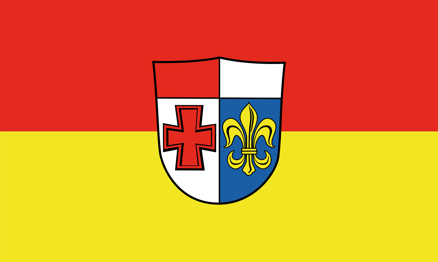 Augsburg Landkreis Flagge 90x150 cm (E)