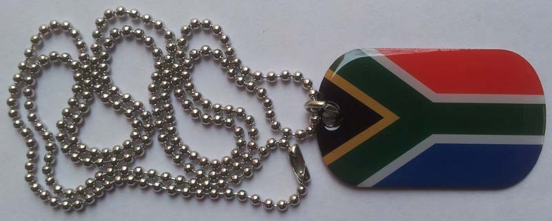 Südafrika Dog Tag 30x50 mm (Erkennungsmarke)