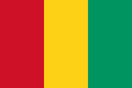 Guinea Flagge 90x150 cm