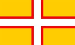 Dorset gelb Flagge 90x150 cm