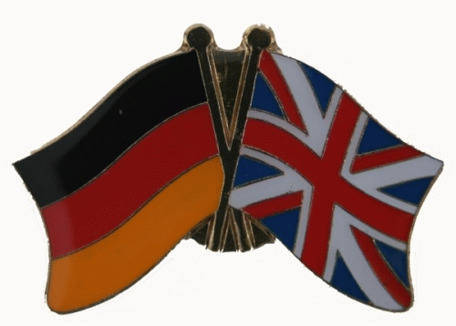 Deutschland / Großbritannien Freundschaftspin