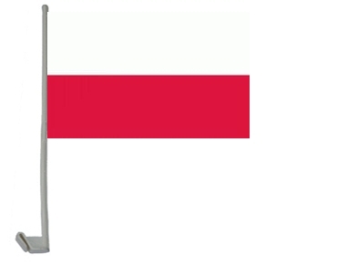 Polen Autoflagge 30x45 cm