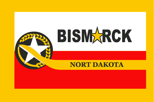 Bismarck City Flagge 90x150 cm  (KSE)