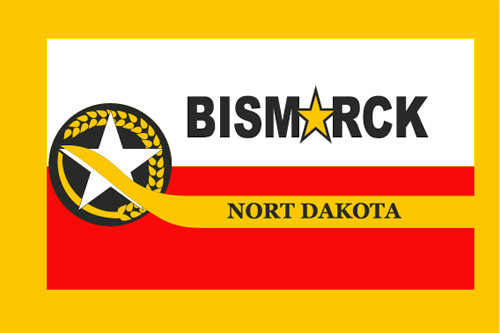 Bismarck City Flagge 90x150 cm (KSE)