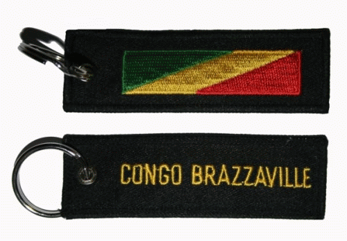 Kongo Brazaville Schlüsselanhänger