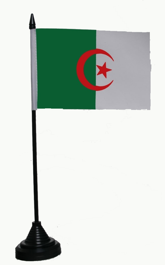 Algerien Tischflagge 10x15 cm