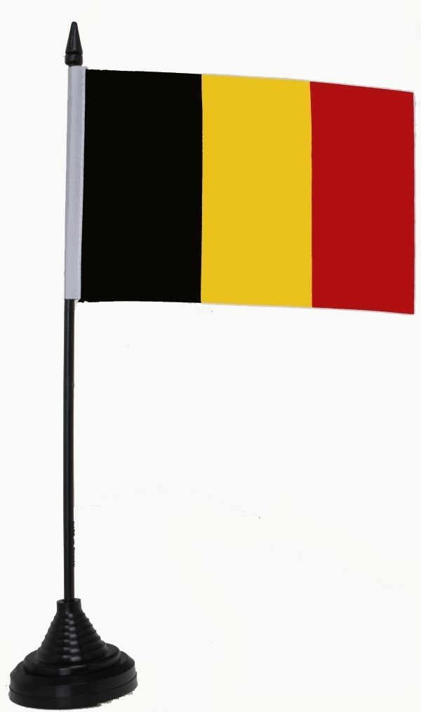 Belgien Tischflagge 10x15 cm