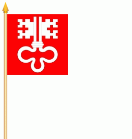 Nidwalden Stockflagge 30x30 cm Abverkauf