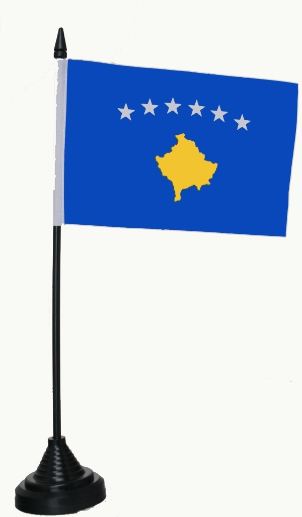 Kosovo Flagge , kosovarische Flagge , Kosovo Fahne auf