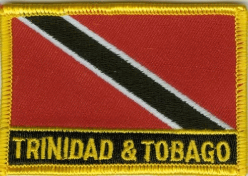 Trinidad und Tobago Aufnäher / Patch mit Schrift