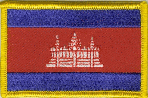 Kambodscha Aufnäher / Patch