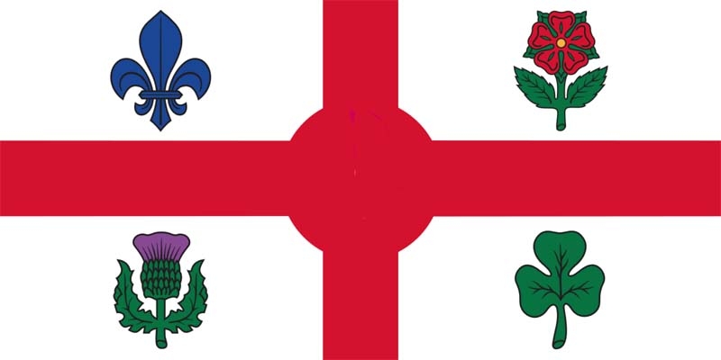 Montreal Stadt Flagge 90x150 cm