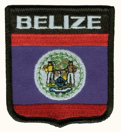 Belize Wappenaufnäher / Patch