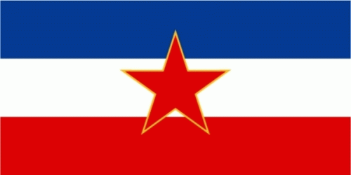 Jugoslawien alt SFR 1945-1991 Flagge 90x150 cm