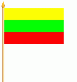 Litauen Stockflagge 30x40 cm