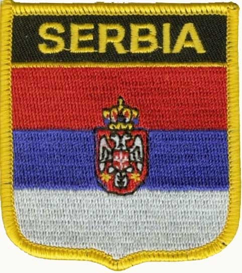 Serbien Wappenaufnäher / Patch