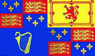 Royal Banner 1603-1689 u. 1702-1707 Flagge 90x150 cm
