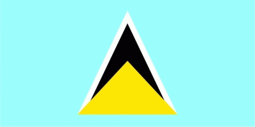 St. Lucia Flagge 60x90 cm