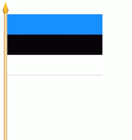 Estland Stockflagge 30x45 cm