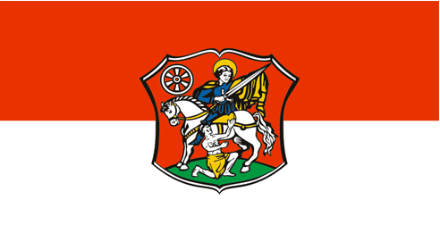 Neustadt Hessen Flagge 90x150 cm (DE)
