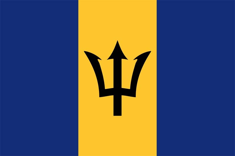 Barbados Flagge 60x90 cm