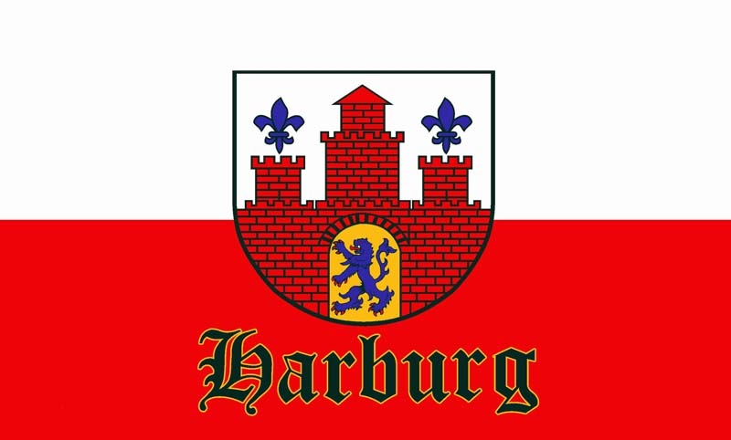 Harburg (Bezirk Hamburg) 1931-1937 Flagge 90x150 cm