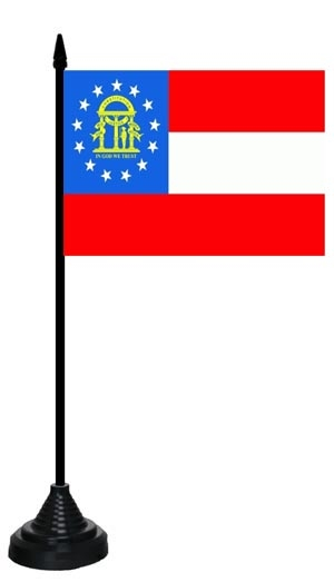 Georgia Tischflagge 10x15 cm