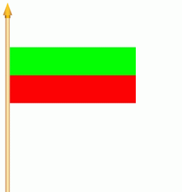 Bulgarien Stockflagge 30x40 cm Abverkauf