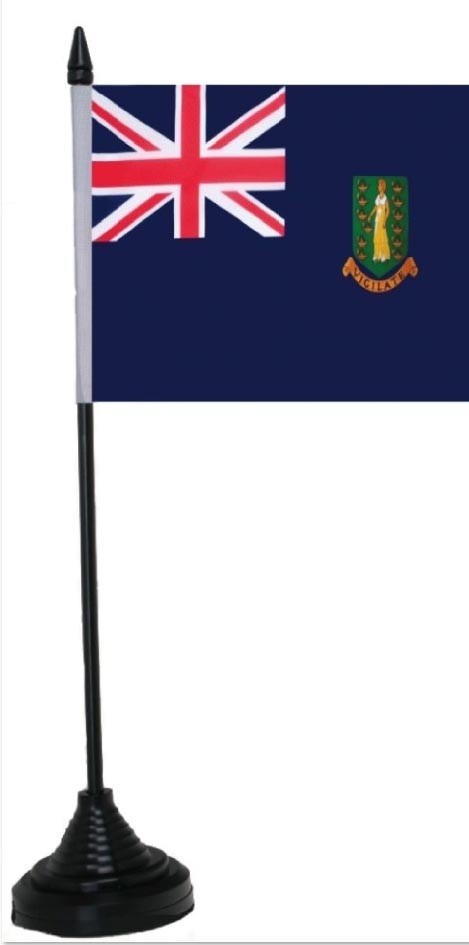 British Virgin Islands Tischflagge 10x15 cm
