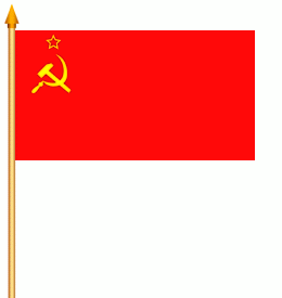 UdSSR Sowjetunion Stockflagge 30x45 cm