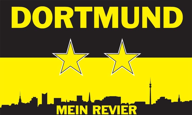 Dortmund Mein Revier Flagge 90x150 cm