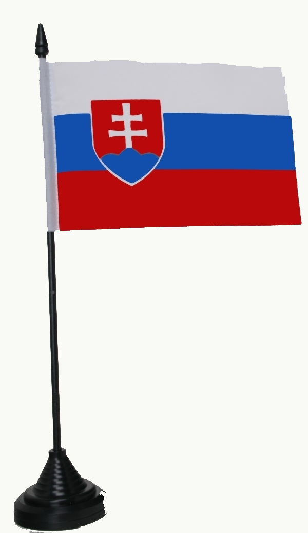 Slowakei Tischflagge 10x15 cm