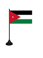 Jordanien Tischflagge 10x15 cm