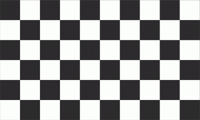 Ziel Karo schwarz - weiß Flagge 60x90 cm