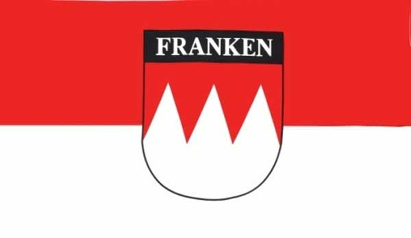 Franken mit Schriftzug "Franken" Flagge 90x150 cm