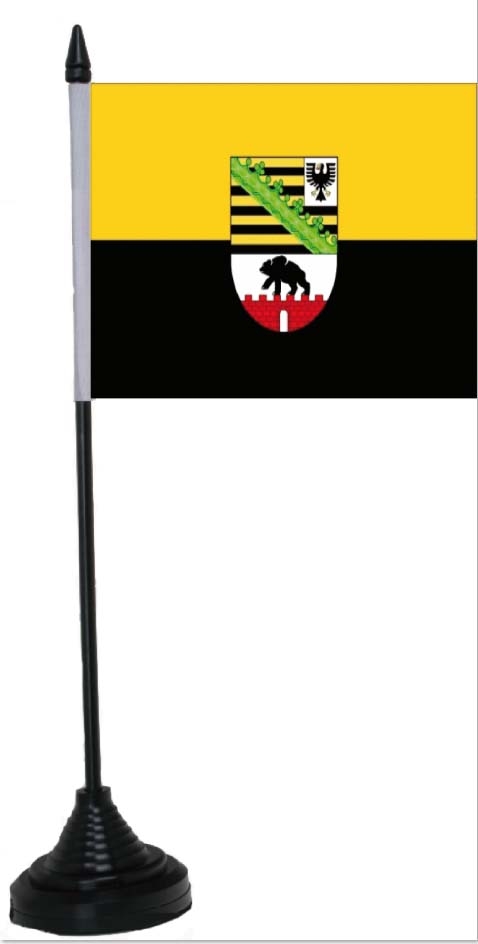 Sachsen-Anhalt Tischflagge 10x15 cm