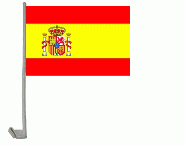 Spanien Autoflagge 30x45 cm