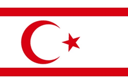 Nordzypern Flagge 60x90 cm