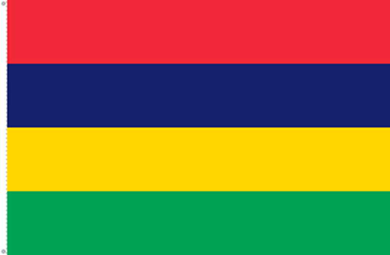 Mauritius Aufkleber 8 x 5 cm