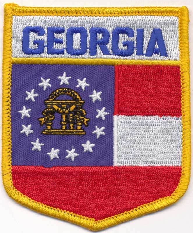 Georgia Wappenaufnäher / Patch groß